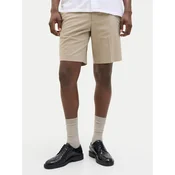 Jack & Jones Kratke hlače iz tkanine Stace 12271357 Bež Relaxed Fit