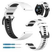 Silikonski dvobarvni pašček za Garmin Fenix 5s/6s/7s