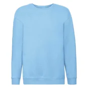 Błękitna bluza dziecięca Set-In Sweat Fruit of the Loom