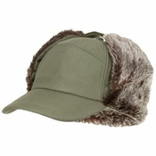 Zimska kapa z naušniki Fox Outdoor Winter Cap, Trapper, OD green