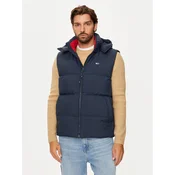 Tommy Jeans Telovnik Essential DM0DM20465 Mornarsko modra Regular Fit