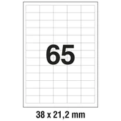 ETIKETE ILK  38X21,2MM PK100L ZWECKFORM 3666