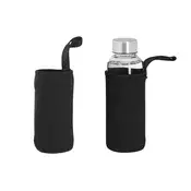 Northix Steklenica za pijačo 360 ml borosilikatno steklo silikon