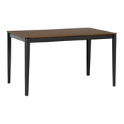 Miza Berwyn 1053 Črna, Temen les, 75x80x135cm, MDF plošča, Les