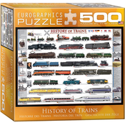 EUROGRAPHICS Vlak Zgodovina Puzzle XL 500 kosov