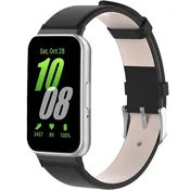 GS Usnjen pašček za Samsung Galaxy Fit 3, črne barve
