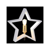 Bijeli svjetlosni ukras s božicnim motivom Lysekil – Star Trading