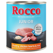 Ekonomično pakiranje Rocco Junior 24 x 800 g - Govedina + kalcijBESPLATNA dostava od 299kn