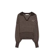 Bershka Pulover svetlo bež/rjava