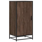 Vidaxl Stojalo za čevlje rjav hrast 48x38x97,5 cm inženirski les