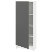 KNOXHULT Visoki element s vratima, tamnosiva, 60x31x153 cm
