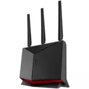 ASUS RT-BE86U BE6800 Dual-Band WiFi 7 (802.11be) gaming usmerjevalnik, AiMesh kompatibilen - 90IG08W0-MO9A0V