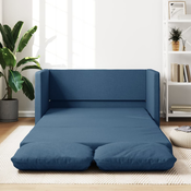 Podni kauc na razvlacenje 2-u-1 plavi 112x174x55 cm od tkanine