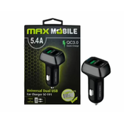 Max Mobile Dual usb car charger 5.4A