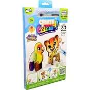 CREATE N COLOUR Moj živalski svet – puma in papiga - 1 k.