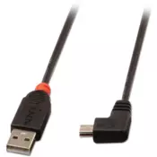 shumee Lindy USB 2.0 A/Mini-B kabel, kot 90°, 2 m, 31972