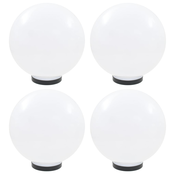 LED kuglaste svjetiljke 4 kom 30 cm PMMA