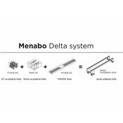 Menabo kit za nosac Delta DELTAFIX209FP 000106700000
