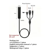 KJB Mini žična IP kamera, 5 MP, 2,8 mm, 12 V
