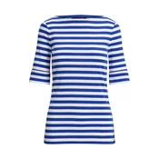 Lauren Ralph Lauren Majica temno modra/bela