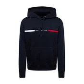 TOMMY HILFIGER Majica  mornarska / rdeča / bela