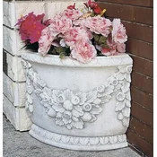 Casa Padrino luxury baroque corner flower pot H. 45 cm - Made in Italy