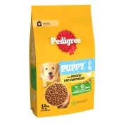 Pedigree briketi s govedinom i povrcem za mlade pse, 12 kg