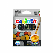 CARIOCA Tempere u casi metalic 25ml 1/6