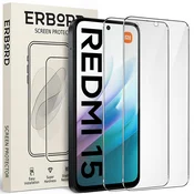 Overboard 2x kaljeno steklo za Xiaomi Redmi 15 5G/4G, 9H trdo steklo, hitro
