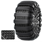INF 10-delne univerzalne snežne verige za avtomobile Black, (21692193)