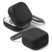 Silikonski ovitek Ringke za Samsung Galaxy Buds 4/Buds 4 Pro - black