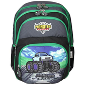 Spirit: Ergonomska šolska torba, nahrbtnik Monster Truck