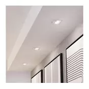 Eglo 902328 - komplet 3x LED vgradnih stropnih svetilk SALICETO LED/6,4W/230V 8,8x8,8cm bela