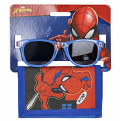 Dječji set Cerda - Novčanik i sunčane naočale, Spiderman