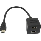 FAST ASIA Adapter konvertor HDMI (M) - VGA (F) crni