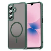Hibridni ovitek HaloFrost II MagSafe za Samsung Galaxy A27 5G - green