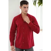 G921 DEWBERRY MENS SHIRT-BURGUNDY