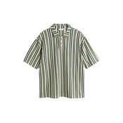 Next Majica pastelno zelena / temno zelena / volneno bela