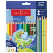 BOJE DRVENE 18BOJA PLUS 6BOJA DRVENE DINO FABER CASTELL 111222 BLISTER