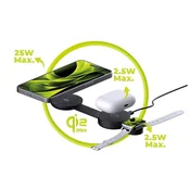 Mobile-origin 3in1 Qi2 Foldable Magnetic Pad PW34, black