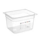 Gastronorm Posoda 1/2, HACCP, GN 1/2, 6.5L, Prozorna, 325x265x100mm
