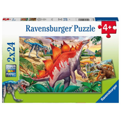 Ravensburger Svet dinozavrov 2x24 kosov