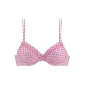 BUFFALO Bikini gornji dio, bijela / roza