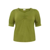 KAFFE CURVE Majica Sissy oliva