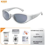Kigo Unisex naocare za sunce, Srebrne