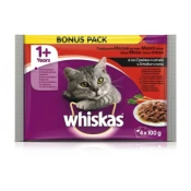 WHISKAS Hrana za macke u želeu 4x100g