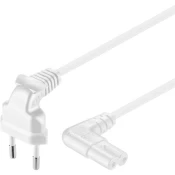 Goobay Omrežni kabel Goobay, [evro vtič - IEC vtičnica C7], bele barve, 3 m, 97356