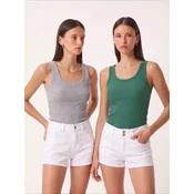 Happiness Istanbul Top Tanktops & Camis pastelno zelena
