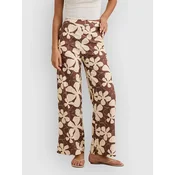 Rhythm Melia Floral ženske hlače chocolate