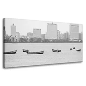 shumee Platno z motivom Arhitekture mesta Lodž 80x40